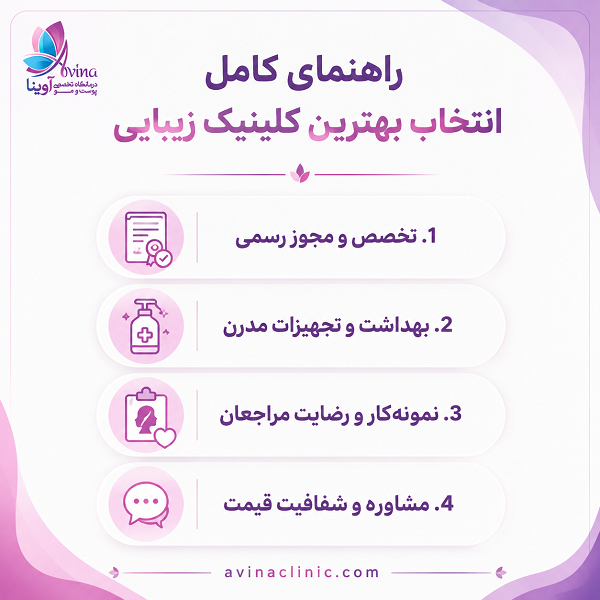 راهنمای کامل انتخاب بهترین کلینیک زیبایی